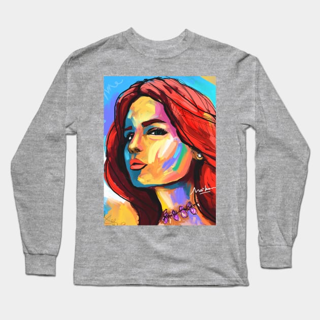 aphrodite Long Sleeve T-Shirt by mailsoncello